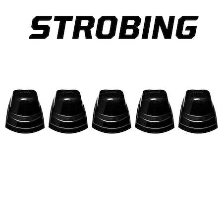 Recon 17-19 F250/F350(5-PC SET)SMOKED LENS-COMPLETE KIT WITH WIRING/HARDWARE 264343BKS